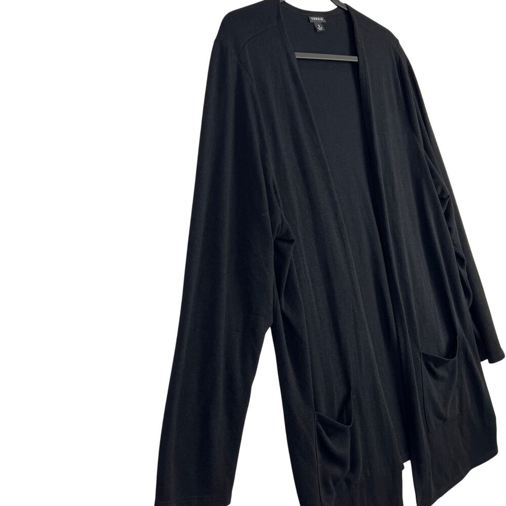 Torrid 3x Super Soft Plush Open Front Longline Bl… - image 3